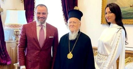 Андрей Павелко и Екатерина Чаус в Стамбуле