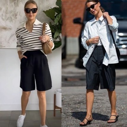 Образи з шортами-бермудами
