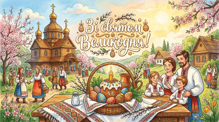 листівки на Великдень, картинки, привітання