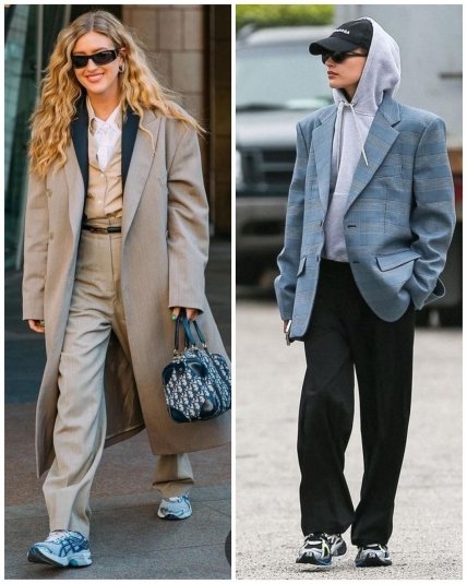 піджак кросівки