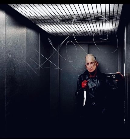 Франк Вайлд в образі Путіна