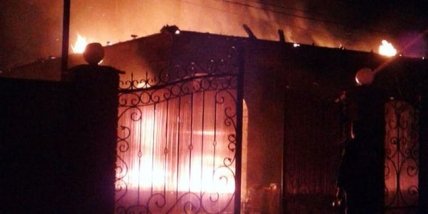 Пожар в Марьинке