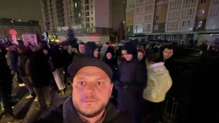 Фото Николай Калашник в селе Крюковщина