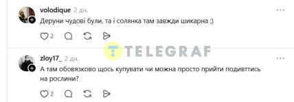 Два комментария в Threads о дерунах, солянке и растениях