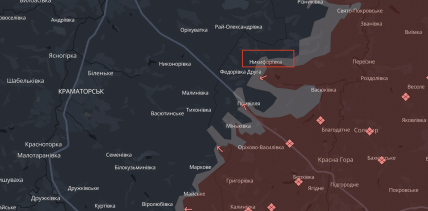 Краматорський напрямок на карті Deep State