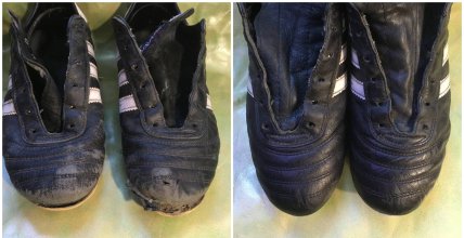 Спортивная обувь – до и после ремонта