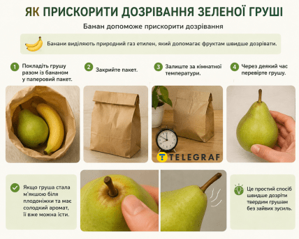 Простой трюк поможет быстрее созреть груши