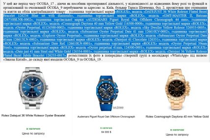 Нынешний ассортимент бутика Lux Groups очень похож на названия контрабандных хронометров, задокументированных БЭБ