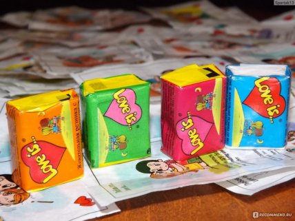 Жевательная резинка «Love is...»