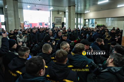 Прощання з пожежним-рятувальником Олександром Зібровим