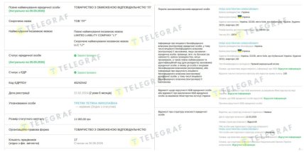 Регистрационные данные ООО Л7. YouControl