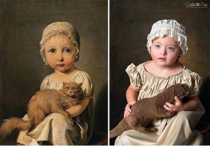 Дети с синдромом Дауна стали героями картин в фотопроекте Соэлы Зани 
