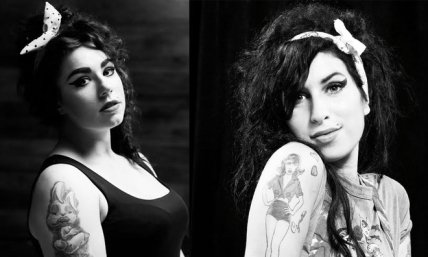 В Украине появился двойник британской певицы Эми Уайнхаус