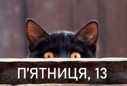 п’ятниця 13 картинка з котом