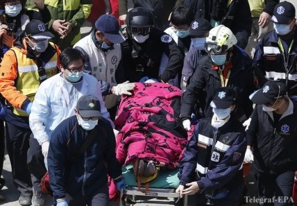 Разрушительное землетрясения на Тайване унесло жизни 37 человек