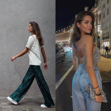 Як носити паєтки в повсякденних образах