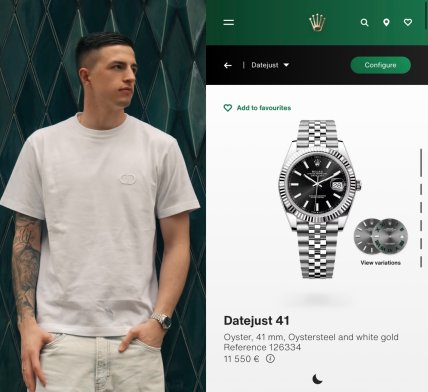 Анатолий Трубин с часами Rolex Datejust 41 на браслете Jubilee