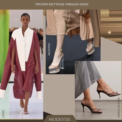 Прозрачная обувь