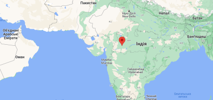 Индаур Индия карта