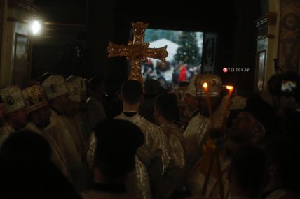 Рождественское богослужение ПЦУ в Лавре 2023