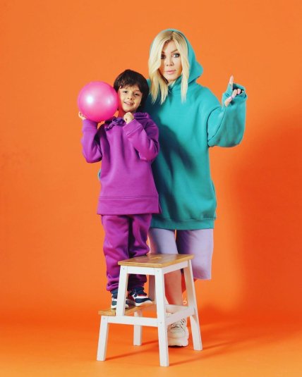 Ірина Білик з сином Табрізом