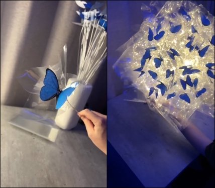 Подарок маме своими руками: коробочка с бабочками