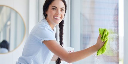 Мытье окон может быть легким