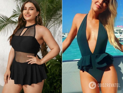 купальник с баской