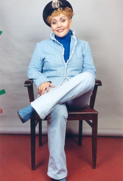 Алла Кудлай в молодости