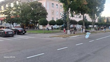 Аварія в Переяславі з мотоциклом сталась вдень