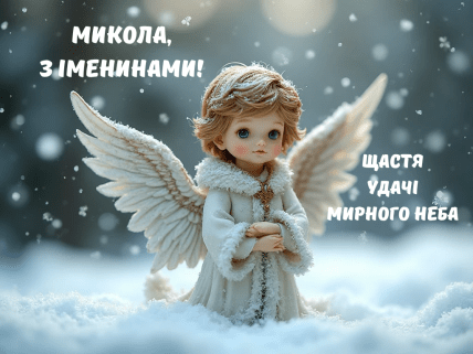 Іменини Миколи листівка