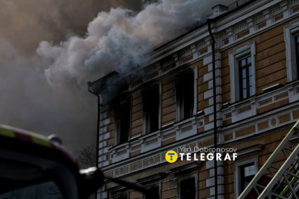 Наслідки ворожого удару. Фото: Ян Доброносов "Телеграф"