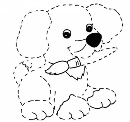 Рисунки по точкам для самых маленьких - изображение №7