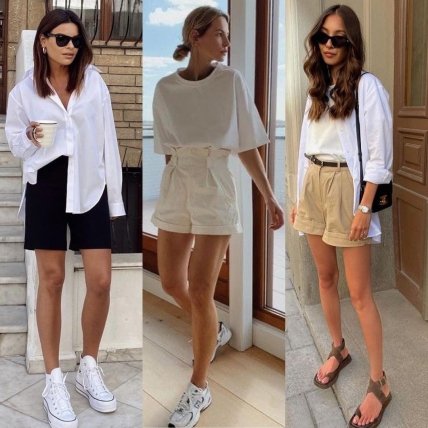 Стильні образи із шортами