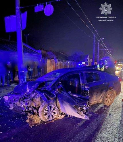 Аварія в Одесі 19 лютого