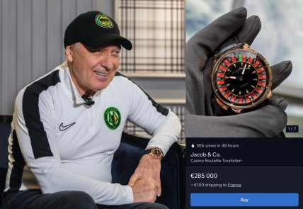 Геннадій Буткевич з годинником Jacob & Co Casino