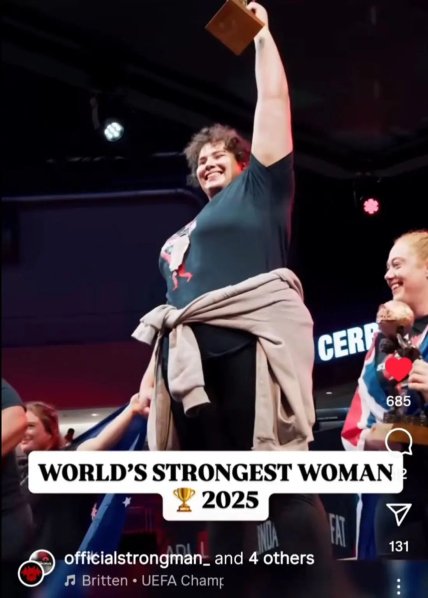 Джамі Букер виграла Official Strongman Games