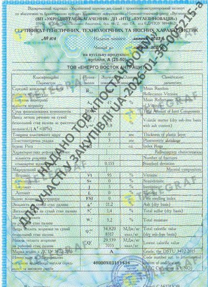 Сертификат, используемый фирмами на торгах