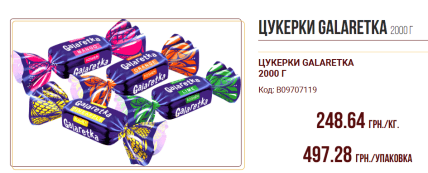 Цукерка Galaretka