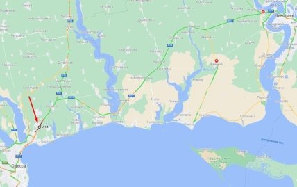 ДТП в Одесі 11 січня карта