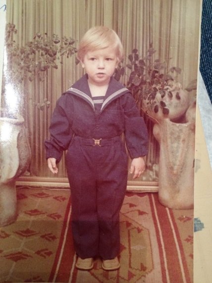 Михаил Жизневский в детстве