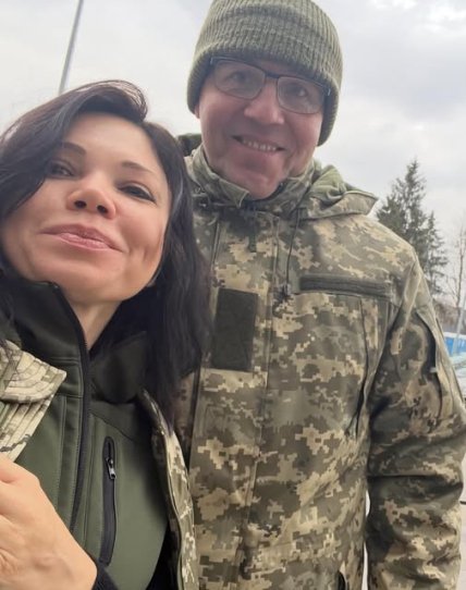 Андрей Парубий и Виктория Сюмар