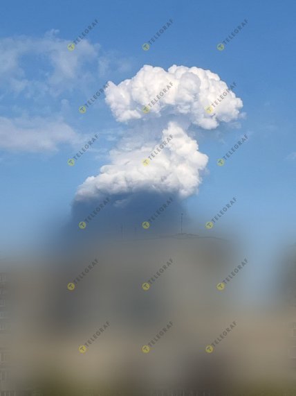 Дим після вибуху в Дніпрі