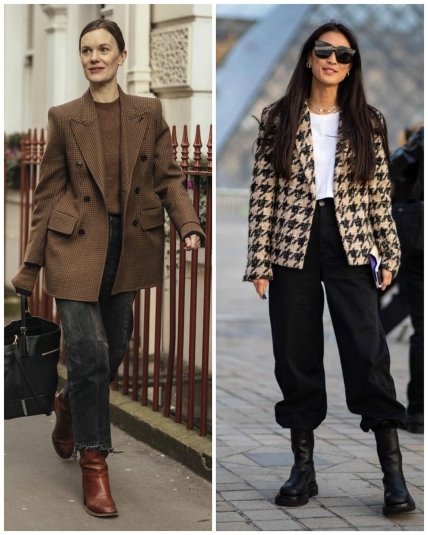 Образы с пиджаками гусиная лапка