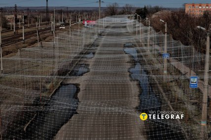 Антидроновые сетки на дорогах