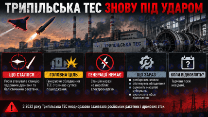 Атака по Трипольской ТЭС - что там происходит