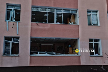 Дніпровський район Києва після обстрілу