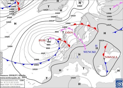 Украину накроет циклон 11 ноября