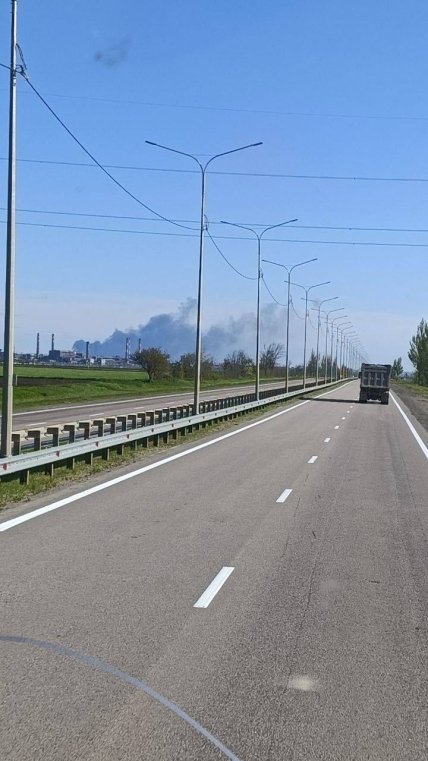 Пожежа на "Азовсталі" в Маріуполі