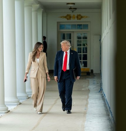 Марго Мартин и Дональд Трамп